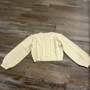 Altar’d State Bow Sweater NWOT